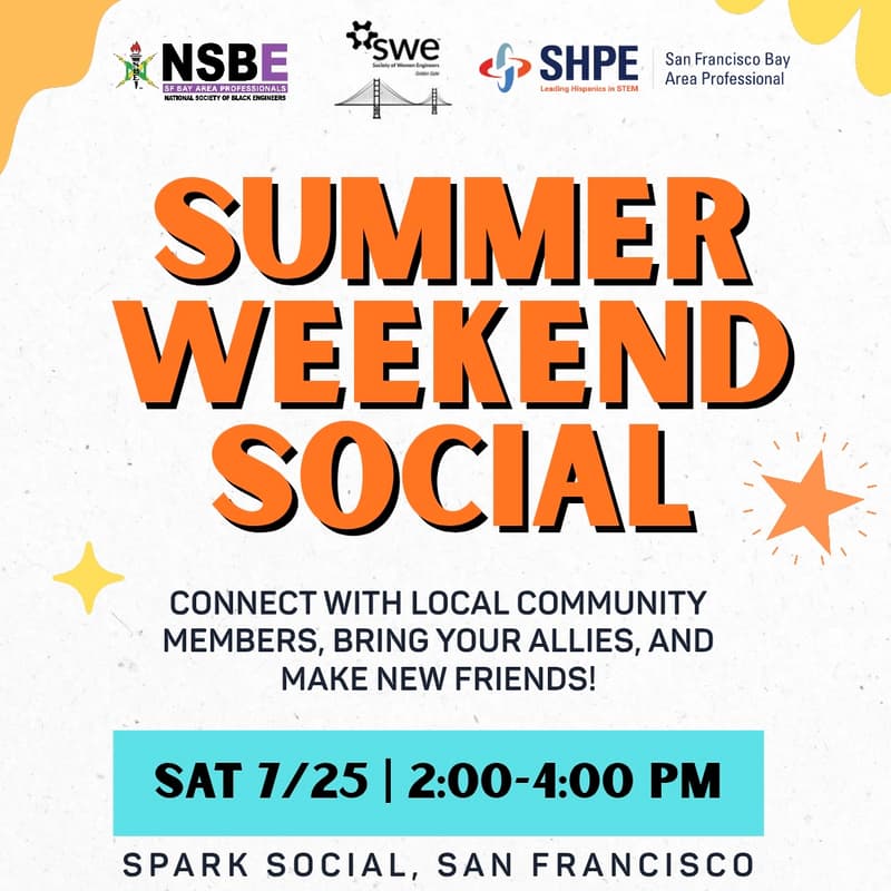 Cover Image for Summer Social with SWE x NSBE x SHPE