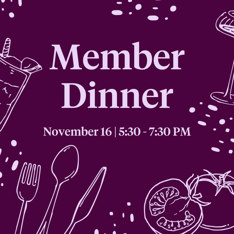 Cover Image for November Member Dinner