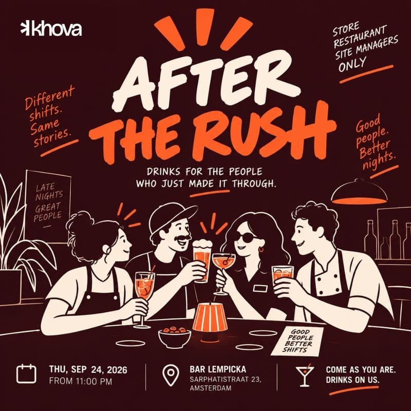 Cover Image for After The Rush 🍻 Drinks for the people who just made it through