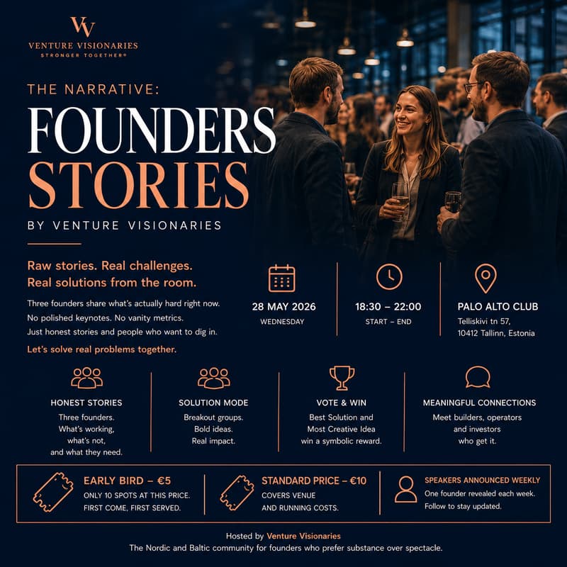 Cover Image for The Narrative: Founders Stories by Venture Visionaries