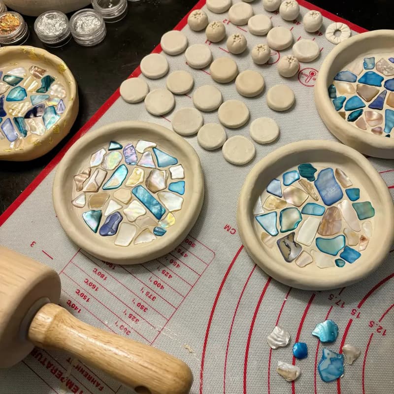 Cover Image for LAUNCH WEEKEND: BOGO Mosaic Pottery Workshop