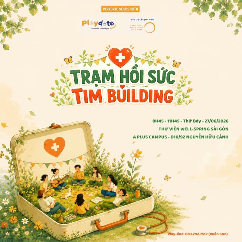 Cover Image for Playdate Sài Gòn - Trạm hồi sức tim building