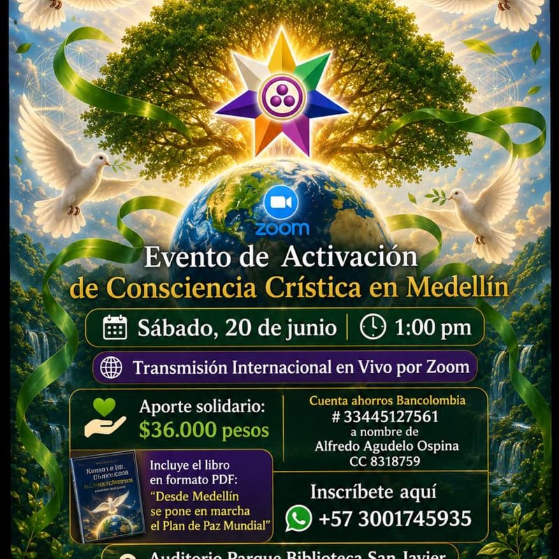 Cover Image for Activación de Consciencia Crística en Medellín