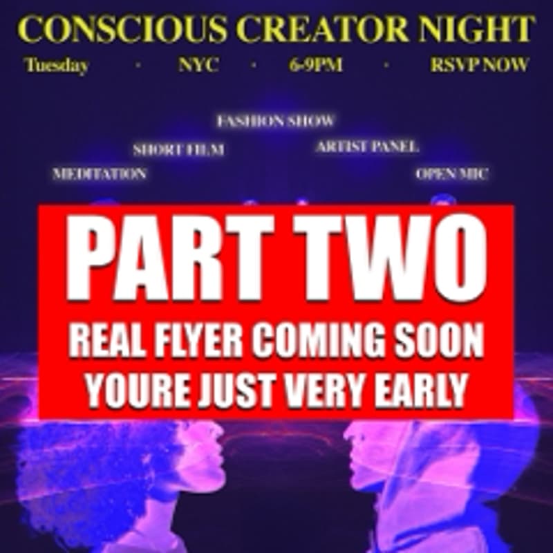Cover Image for CONSCIOUS CREATORS NIGHT ANNIVERSARY 11/11