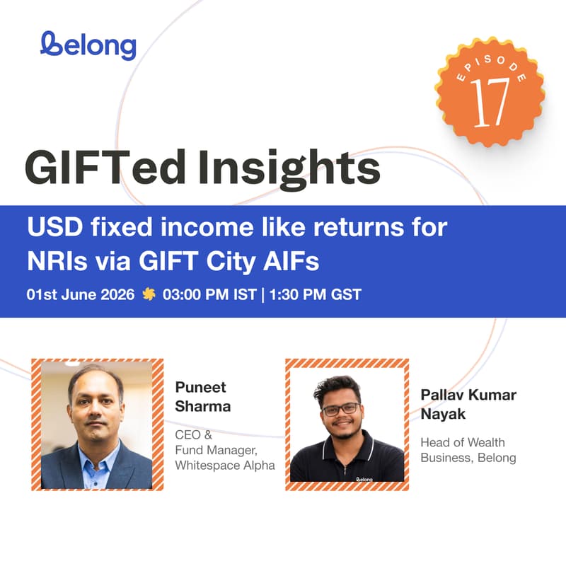 Cover Image for GIFTed Insights Ep 17: USD fixed income like returns for NRIs via GIFT City AIFs