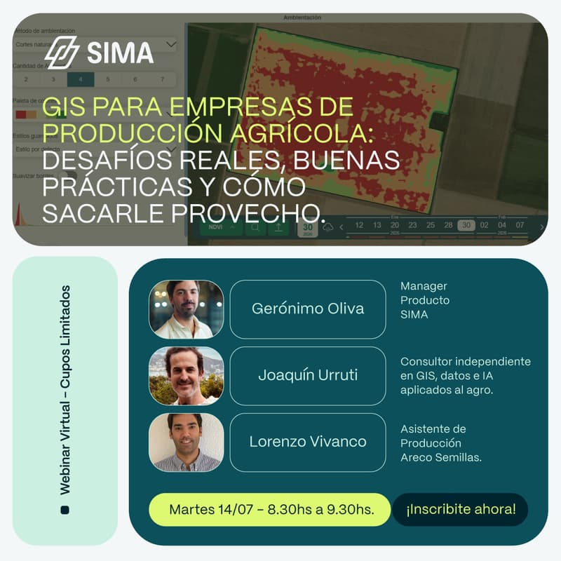 Cover Image for GIS para Empresas de Producción Agrícola: desafíos reales, buenas prácticas y cómo sacarle provecho.