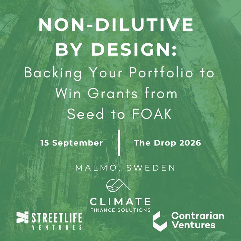 Cover Image for Non-Dilutive by Design: Backing Your Portfolio to Win Grants from Seed to FOAK