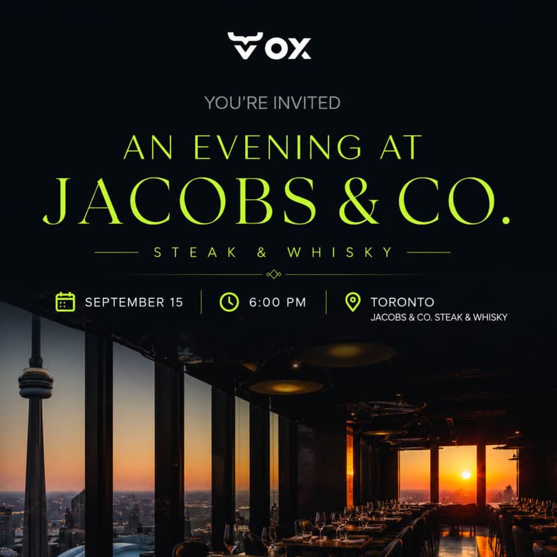 Cover Image for Join OX Security at Jacobs & Co | TORONTO | An Evening for Cybersecurity Leaders