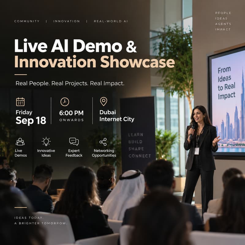 Cover Image for Live AI Demo & Innovation Showcase