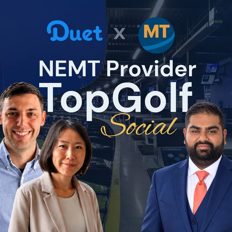 Cover Image for NEMT Provider TopGolf Social - Hosted by Duet & Maruti