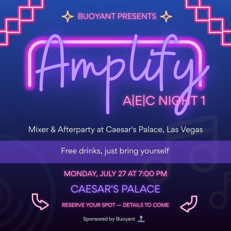 Cover Image for Buoyant x Amplify AEC Afterparty