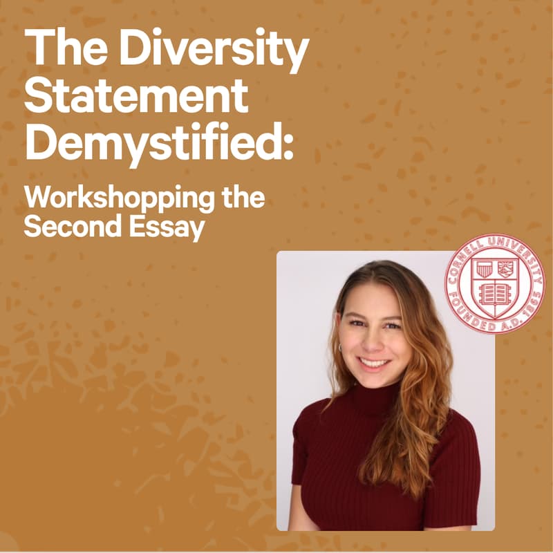 Cover Image for The Diversity Statement Demystified: Workshopping the Second Essay