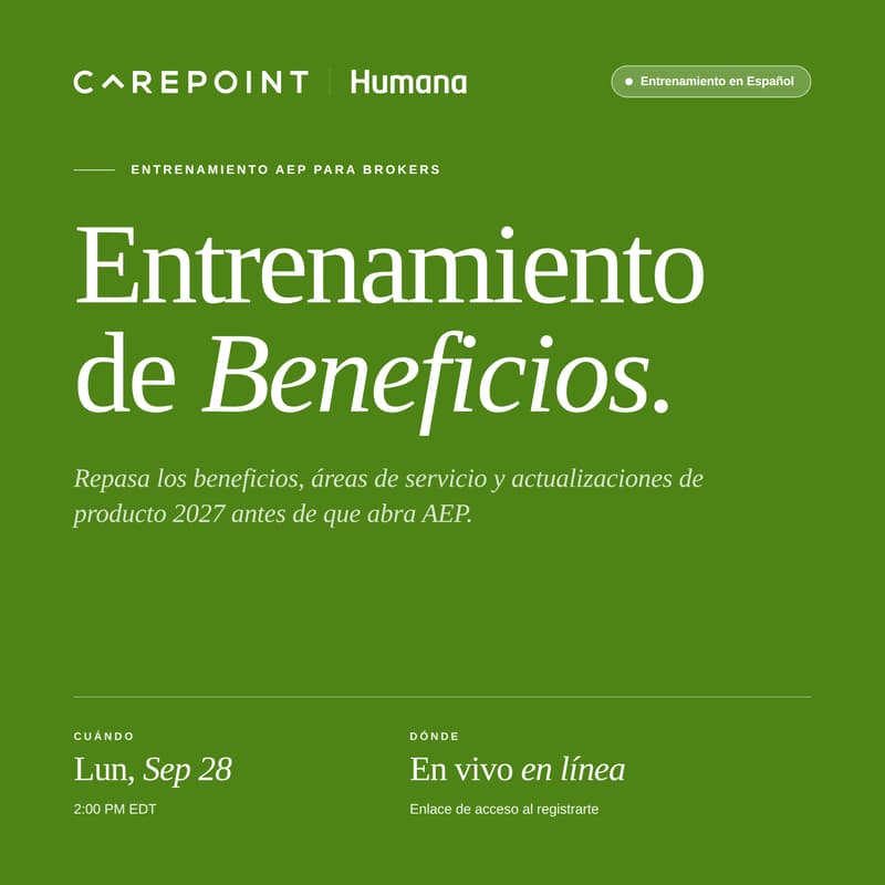 Cover Image for Humana · Entrenamiento de Beneficios 2027 (Español)