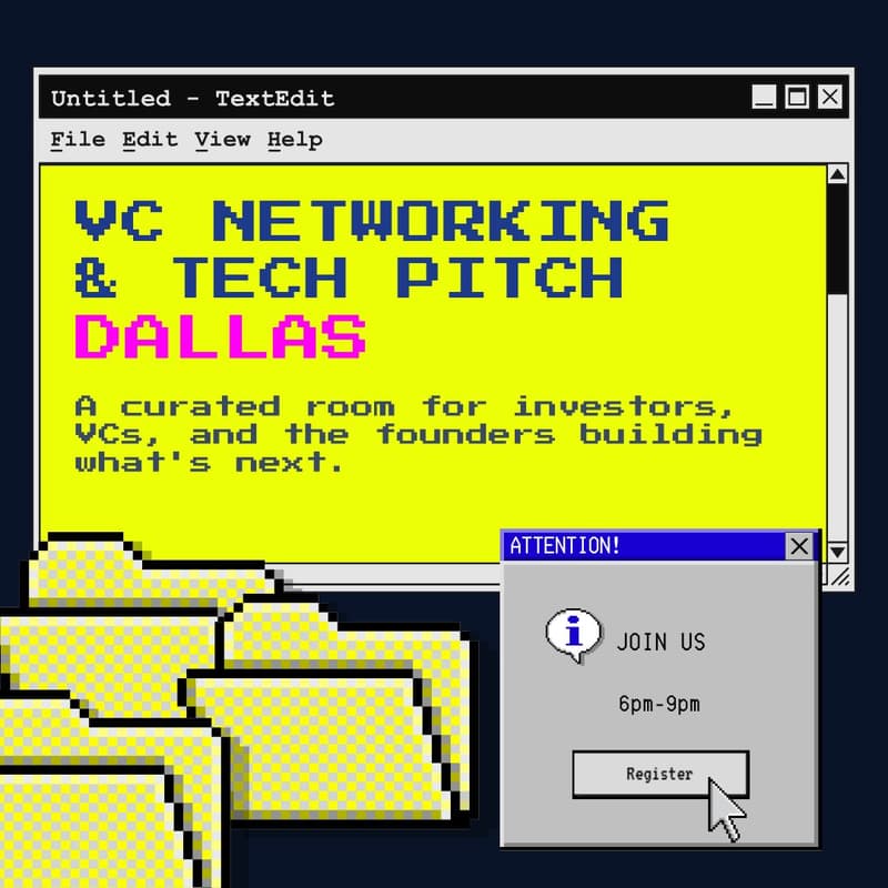 Cover Image for VC Networking & Tech Pitch | Dallas