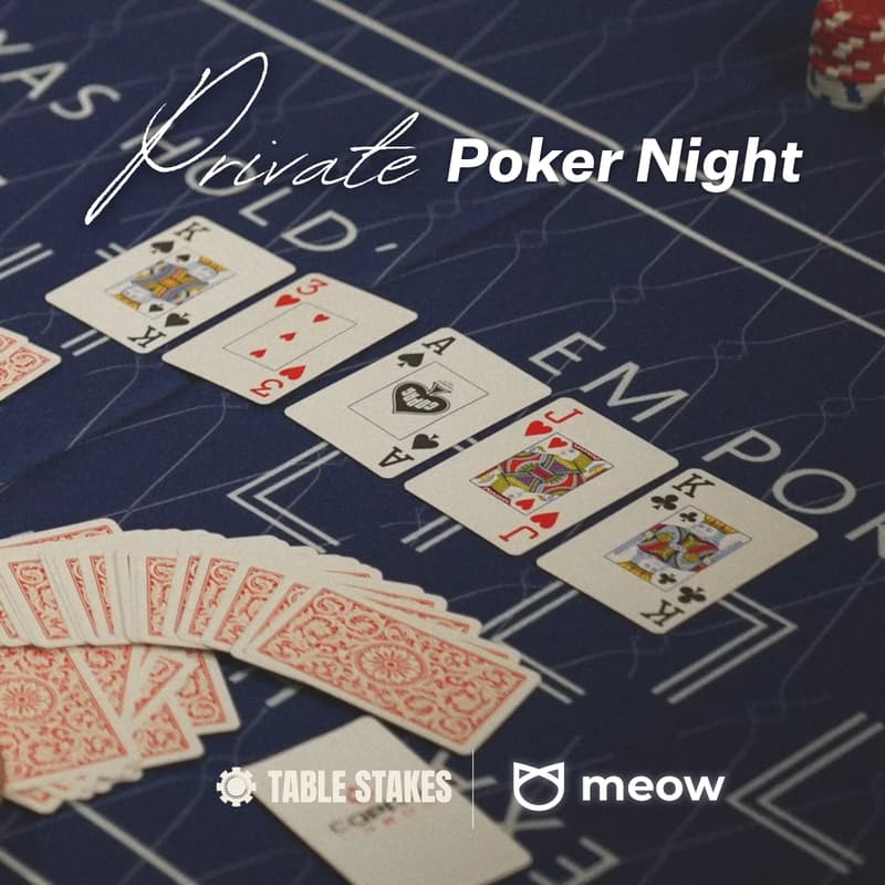 Cover Image for Meow & Table Stakes: Private Founder Poker Night