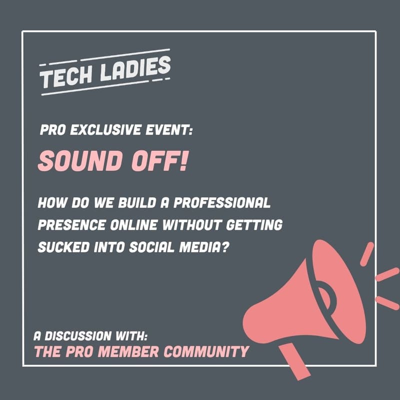 Cover Image for Sound off! Professional Presence & Social Media