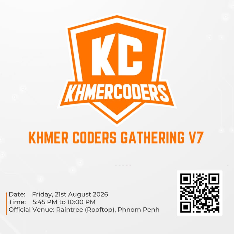 Cover Image for Khmer Coders Gathering Event v7