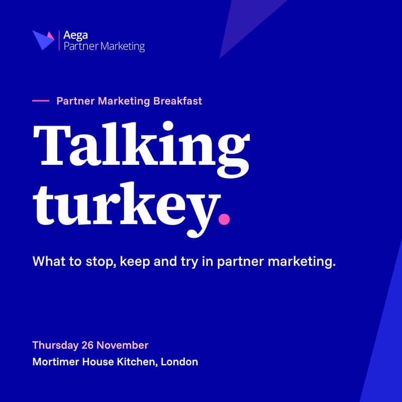 Cover Image for Talking turkey: a partner marketing breakfast