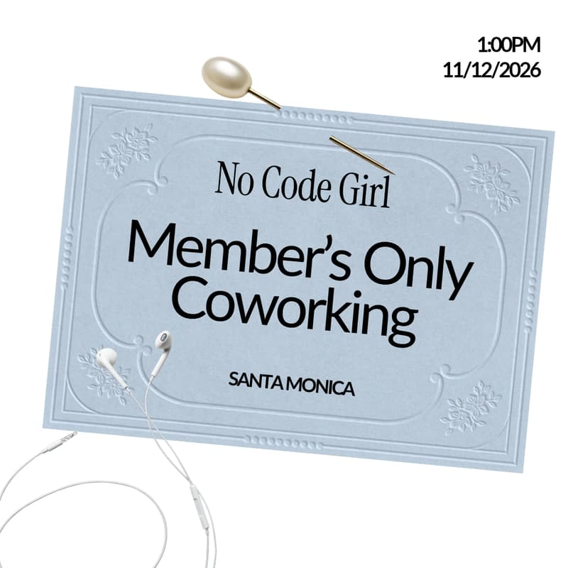 Cover Image for Members-only: Coworking Session (IRL)