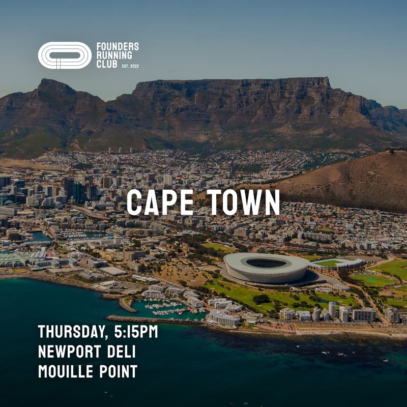 Cover Image for Founders Running Club : Cape Town / July 2026