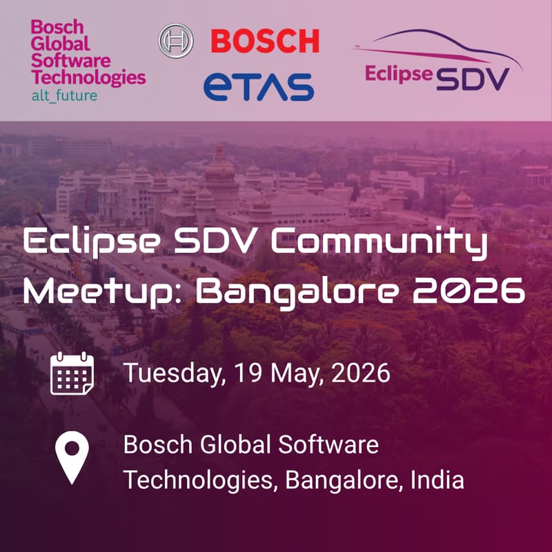 Cover Image for Eclipse SDV Community Meetup - Bangalore 2026