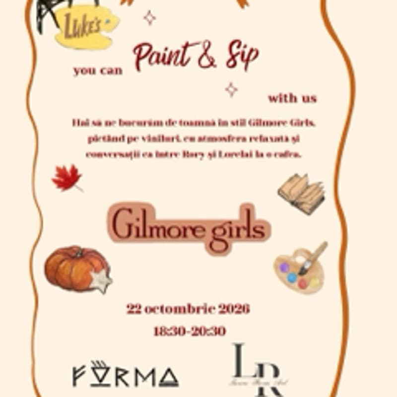 Cover Image for You Can Paint&sip With Us Gilmore Girls