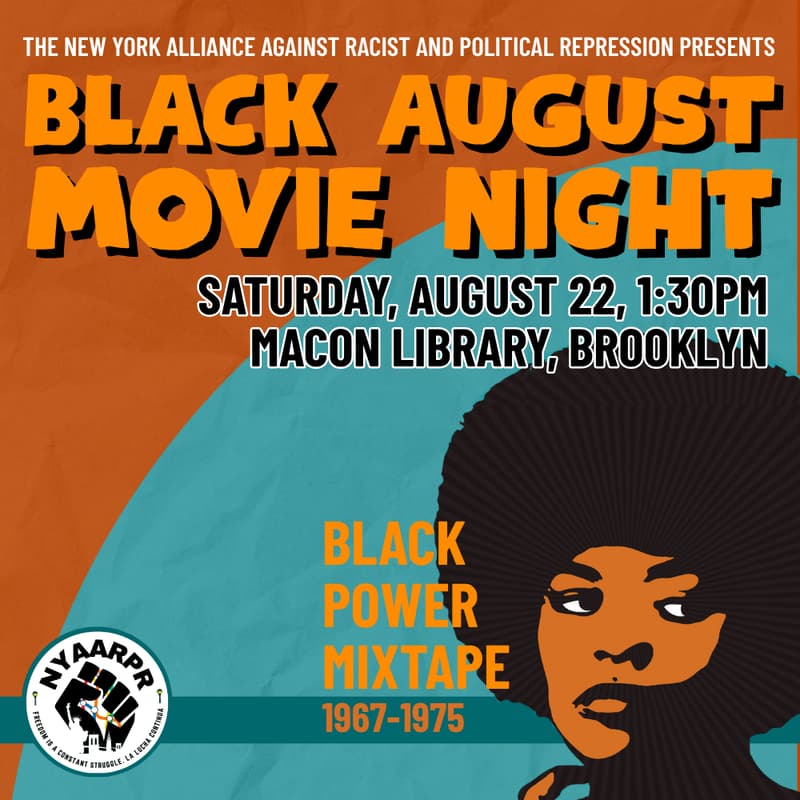 Cover Image for BLACK AUGUST MOVIE NIGHT
