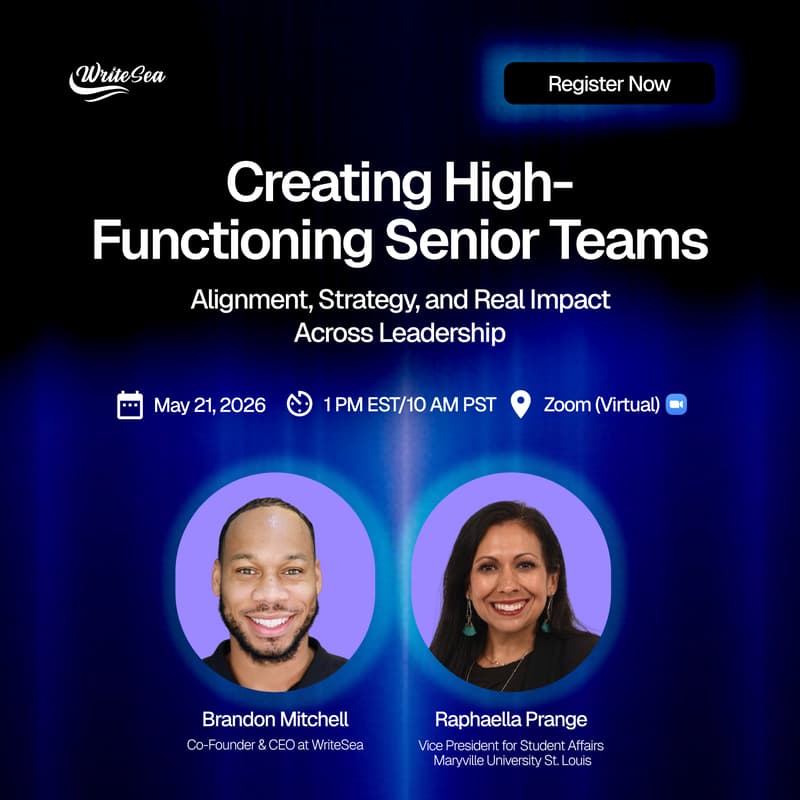 Cover Image for Creating High-Functioning Senior Teams