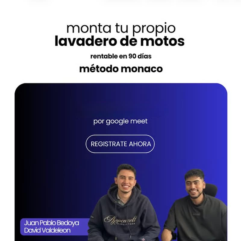 Cover Image for Cómo montar un lavadero de motos en un mes