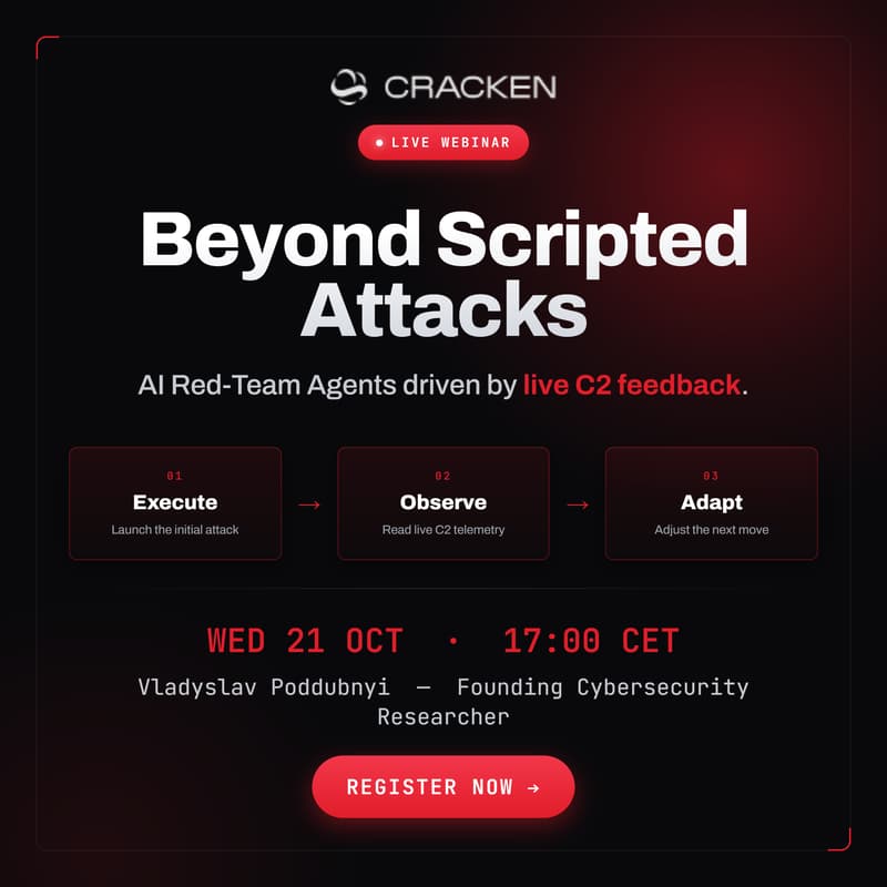 Cover Image for Beyond Scripted Attacks: AI Red-Team Agents Driven by Live C2 Feedback