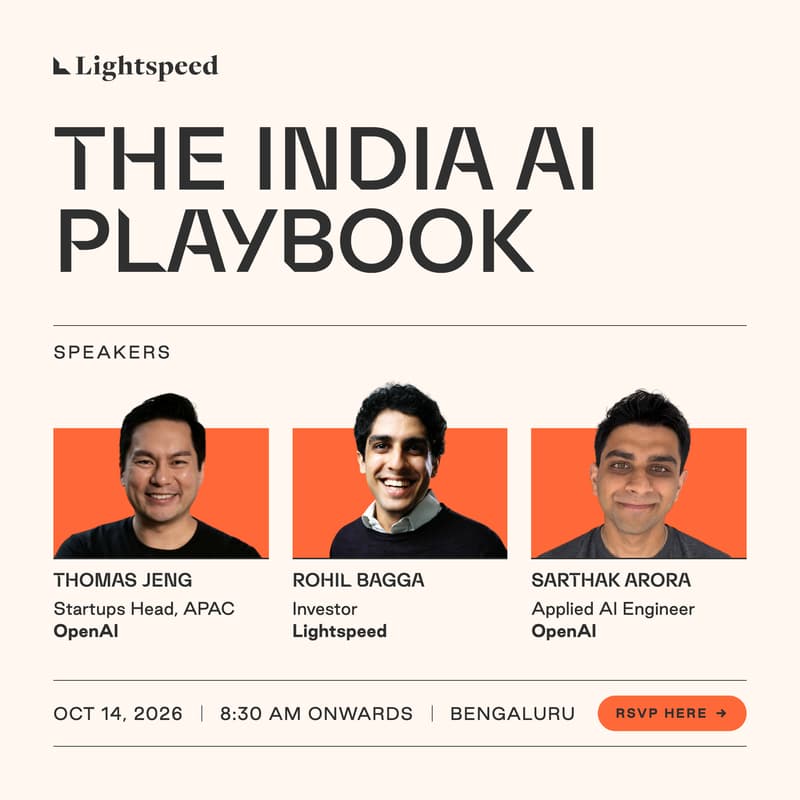 Cover Image for Lightspeed x OpenAI: The India AI Playbook