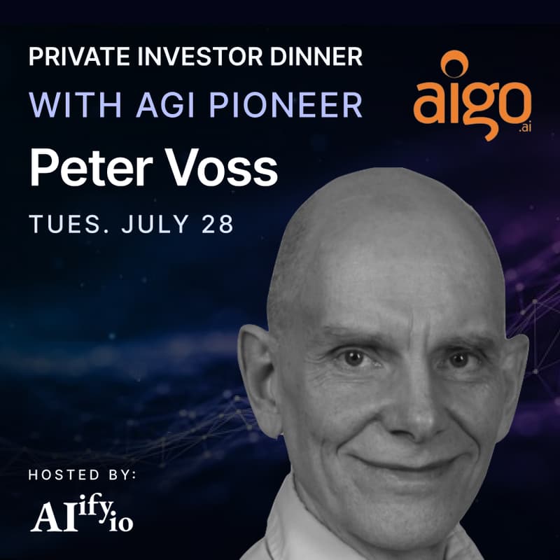 Cover Image for Private Investor Dinner with AGI Pioneer Peter Voss