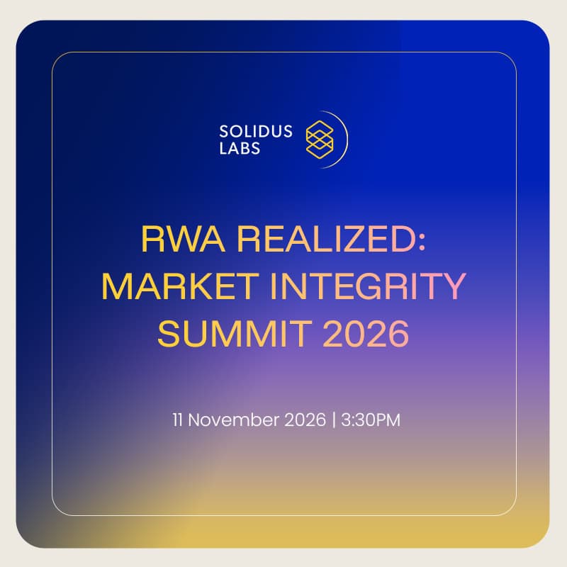 Cover Image for RWA Realized: Market Integrity Summit 2026