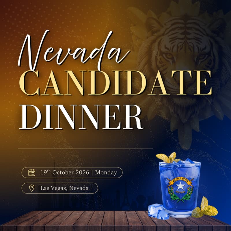 Cover Image for Nevada Candidate Dinner at the Tiger Mansion