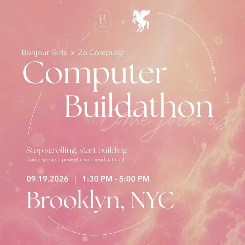 Cover Image for [OFFICIAL] Bonjour Girls in NYC - BG × Zo Buildathon: A Fun and Powerful Afternoon to Build Something Using AI