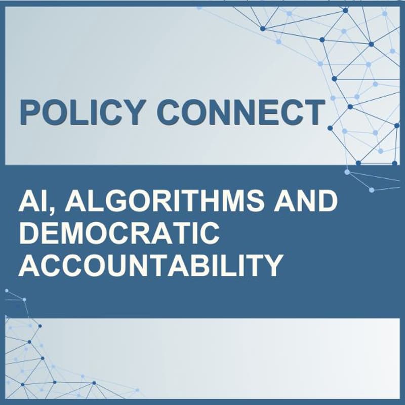 Cover Image for Policy Connect: Ai, Algorithms and Democratic Accountability