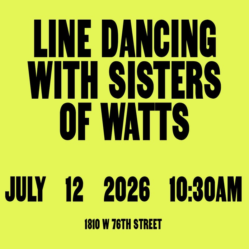 Cover Image for Line Dancing with Sisters of Watts @ sister dreamer.