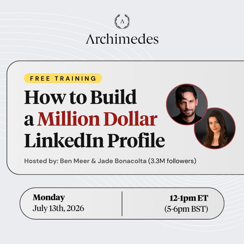 Cover Image for How to Build a Million-Dollar LinkedIn Profile [Free Training]