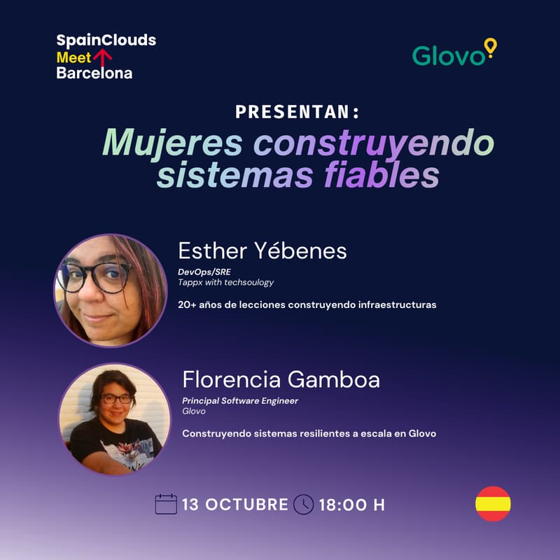 Cover Image for SpainClouds Meetup – Pospuesto 13 de octubre: Sistemas fiables