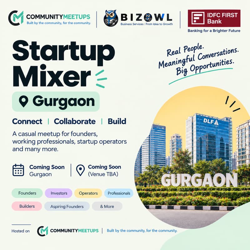 Hackathon Slides Example Startup Mixer — Gurgaon · Luma