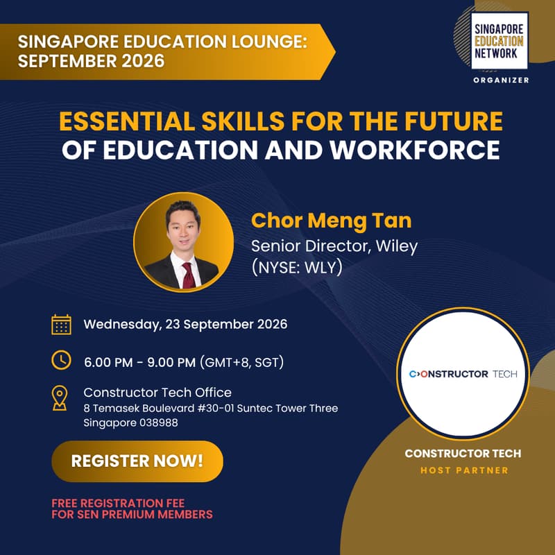 Cover Image for Singapore Education Lounge: September 2026