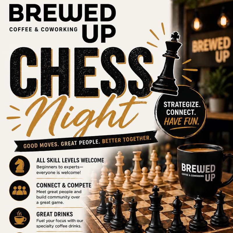 Cover Image for Brewed Up’s Chess Night