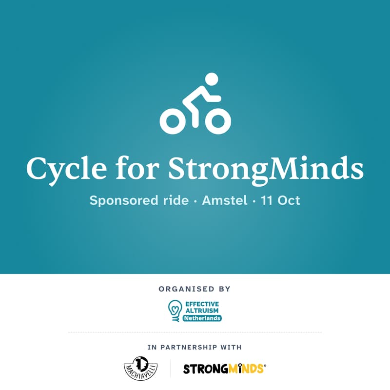 Cover Image for Sponsored Cycle: EA Netherlands x StrongMinds x Machiavelli