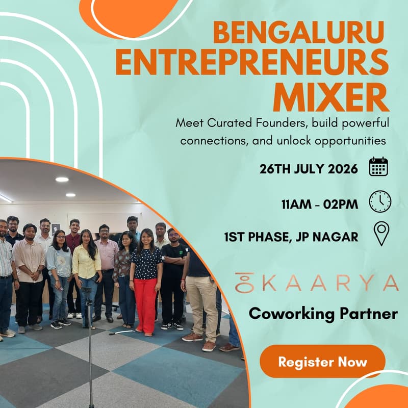 Cover Image for Entrepreneur's Mixer (Bengaluru)