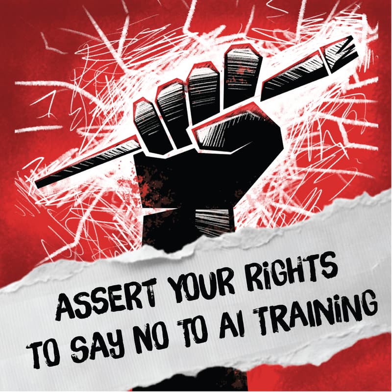 Cover Image for Assert Your right Say "NO" to AI training your Art