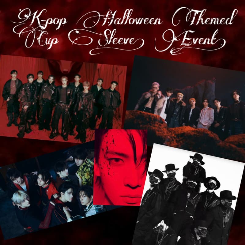 Cover Image for K-pop Halloween themed Cup Sleeve Event