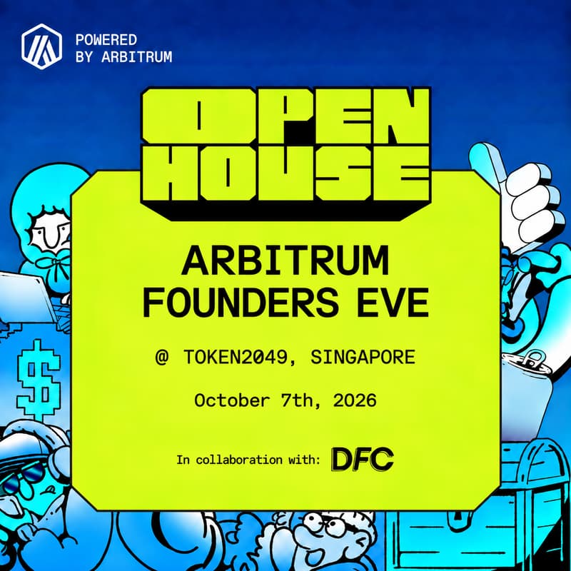 Cover Image for Arbitrum Founders Eve, Singapore 🇸🇬