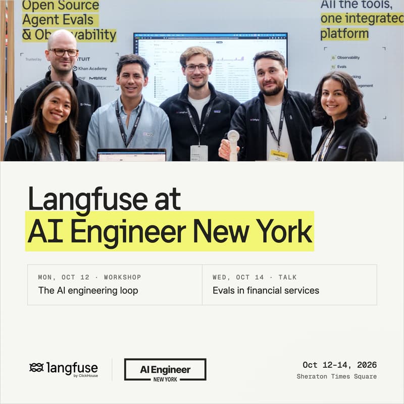 Cover Image for Langfuse @ AIE NYC