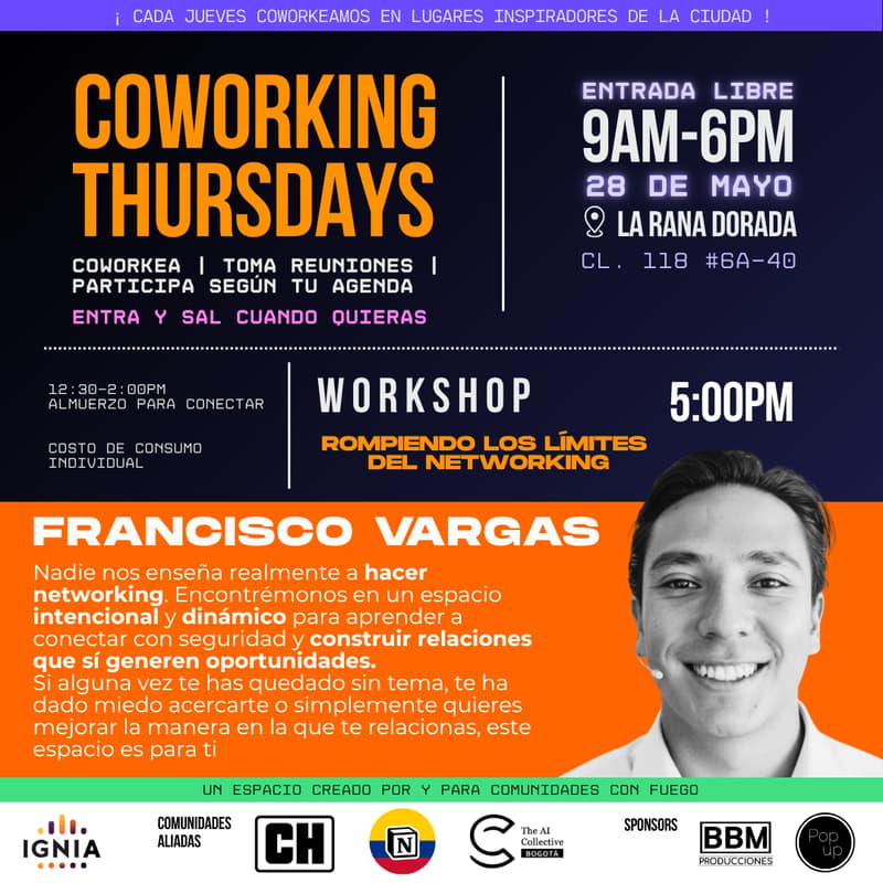 Cover Image for Coworking Thursdays - 28 de Mayo