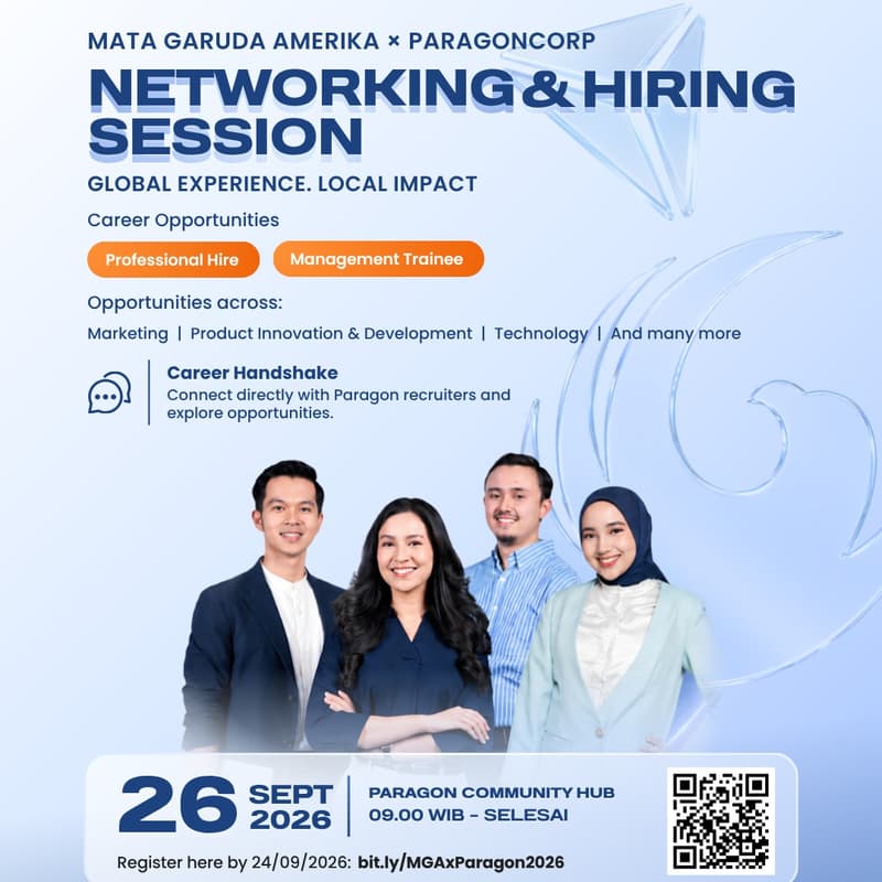 Cover Image for MATA GARUDA x PARAGONCORP: NETWORKING & HIRING SESSION